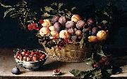 Louise Moillon Still-Life with a Basket of Fruit USA oil painting artist